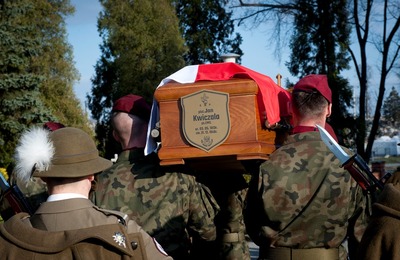 Uroczystość pogrzebowa śp. Jana Kwiczali ps. „Emil"