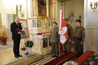 Uroczystość poświęcona Janowi Filaremu w Cieszynie.