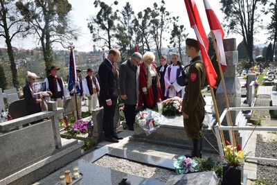 Uroczystość poświęcona Janowi Filaremu w Cieszynie.