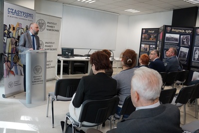 Otwarcie wystawy „Zgładzona formacja. Policja Województwa Śląskiego 1922–1939” w Przystanku IPN w Katowicach.
