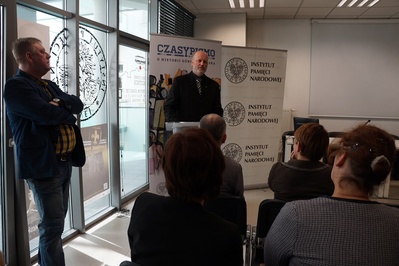 Otwarcie wystawy „Zgładzona formacja. Policja Województwa Śląskiego 1922–1939” w Przystanku IPN w Katowicach.