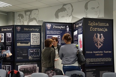 Otwarcie wystawy „Zgładzona formacja. Policja Województwa Śląskiego 1922–1939” w Przystanku IPN w Katowicach.