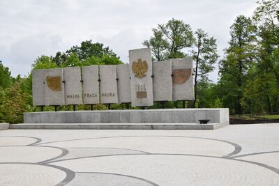 Pomnik zwycięstwa nad faszyzmem po remoncie.