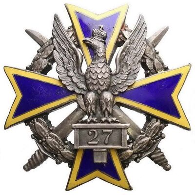 Odznaka 27 Pułku Piechoty
