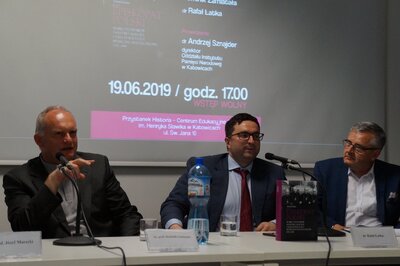 Promocja książki dr. Rafała Łatki w Katowicach.