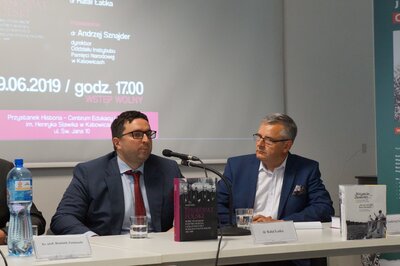 Promocja książki dr. Rafała Łatki w Katowicach.