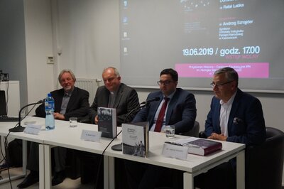 Promocja książki dr. Rafała Łatki w Katowicach.