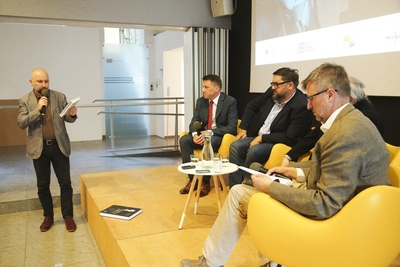 Panel dyskusyjny o Wojciechu Korfantym w Domu Spotkań z Historią.