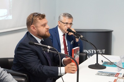 Konferencja prasowa na temat obchodów 100. rocznicy wybuchu I Powstania Śląskiego zorganizowanych przez Oddział IPN w Katowicach.