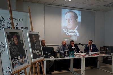 Konferencja prasowa na temat obchodów 100. rocznicy wybuchu I Powstania Śląskiego zorganizowanych przez Oddział IPN w Katowicach.