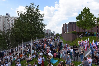 Defilada „Wierni Polsce” w Katowicach.