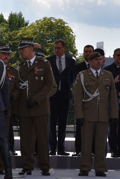 Defilada „Wierni Polsce” w Katowicach.