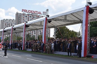 Defilada „Wierni Polsce” w Katowicach.