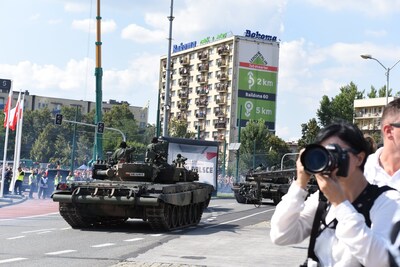 Defilada „Wierni Polsce” w Katowicach.