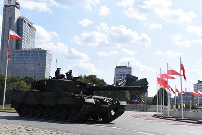 Defilada „Wierni Polsce” w Katowicach.