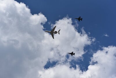 Defilada „Wierni Polsce” w Katowicach.