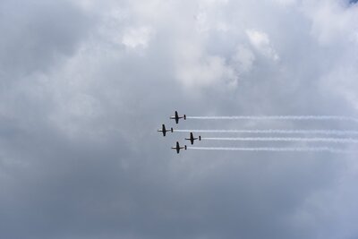 Defilada „Wierni Polsce” w Katowicach.