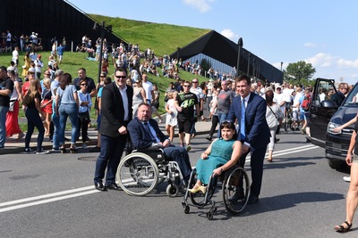 Defilada „Wierni Polsce” w Katowicach.