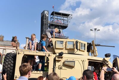 Defilada „Wierni Polsce” w Katowicach.