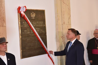 Sesja Sejmiku Województwa Śląskiego z udziałem Prezydenta Rzeczypospolitej Polskiej Andrzeja Dudy.