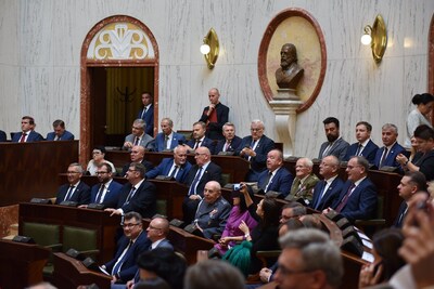 Sesja Sejmiku Województwa Śląskiego z udziałem Prezydenta Rzeczypospolitej Polskiej Andrzeja Dudy.