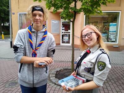 Akcja ZHP w Lublińcu.