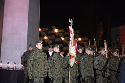 Uroczystość upamiętniająca ofiary pacyfikacji kopalni „Wujek”.
