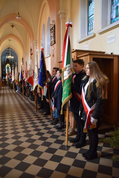 Uroczystość pogrzebowa śp. Bronisława Klimczaka „Sokoła“.