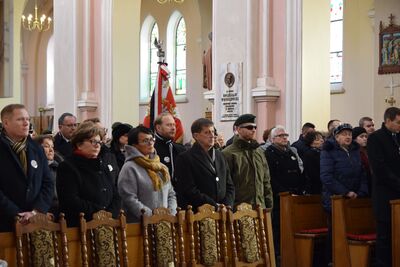 Uroczystość pogrzebowa śp. Bronisława Klimczaka „Sokoła“.