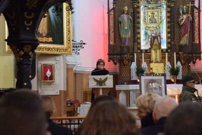 Uroczystość pogrzebowa śp. Bronisława Klimczaka „Sokoła“.