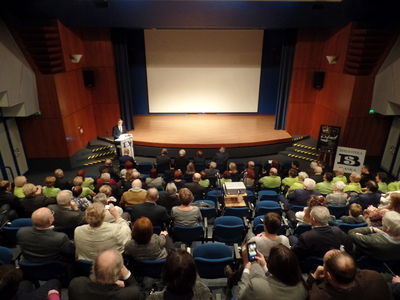 Premiera filmu dokumentalnego „Podróżnik. Akcja Inteligencja". Fot. Biblioteka Śląska.