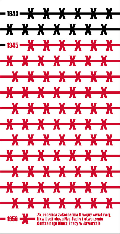 75. rocznica zakończenia II wojny światowej, likwidacji obozu Neu-Dachs i utworzenia Centralnego Obozu Pracy w Jaworznie.