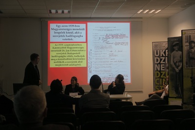 Sesja naukowa o deportacjach mieszkańców Węgier do Związku Sowieckiego (1944/1945).