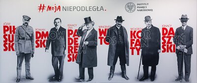 Prezentacja wydawnictw IPN poświęconych sześciu Ojcom Niepodległości.