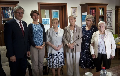 Wręczenie Krzyża Wolności i Solidarności w Andrychowie 30 czerwca 2020 r. (Fot. K. Liszka).