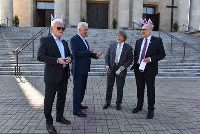 Regionalne obchody 40. rocznicy powstania NSZZ „Solidarność” w Katowicach.