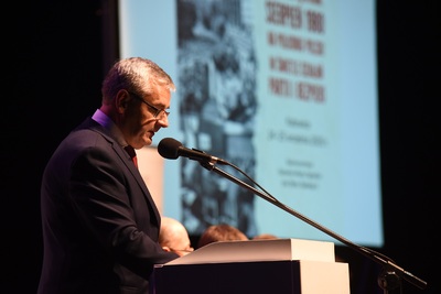 Konferencja naukowa „Z dala od Centrum. Sierpień 1980 na południu Polski w świetle działań partii i bezpieki”. Fot. K. Liszka