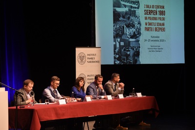 Konferencja naukowa „Z dala od Centrum. Sierpień 1980 na południu Polski w świetle działań partii i bezpieki”. Fot. K. Liszka