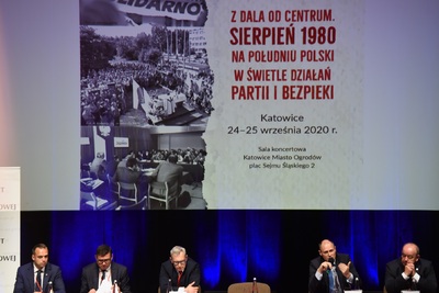 Konferencja naukowa „Z dala od Centrum. Sierpień 1980 na południu Polski w świetle działań partii i bezpieki”. Fot. K. Liszka