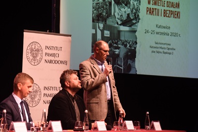 Konferencja naukowa „Z dala od Centrum. Sierpień 1980 na południu Polski w świetle działań partii i bezpieki”. Fot. K. Liszka