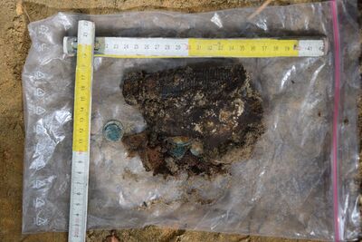 Apolonka – portfel z monetami i dewizka.