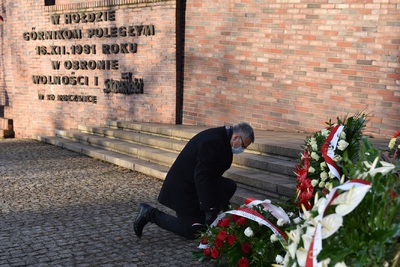 39. rocznica pacyfikacji kopalni „Wujek”.