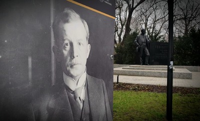 W 148. rocznicę urodzin Wojciecha Korfantego w Warszawie prezentacja wystawy „Powstania śląskie 1919–1921” . Fot. K. Liszka