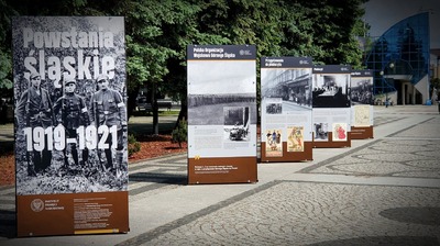 Prezentacja wystawy „Powstania śląskie 1919–1921” w Augustowie. Fot. K. Liszka