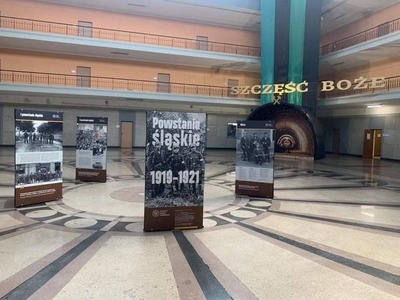 Prezentacja wystawy „Powstania śląskie 1919–1921” w KWK Mysłowice-Wesoła.