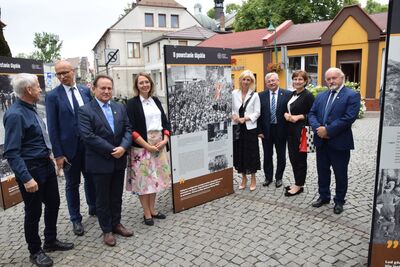 Prezentacja wystawy „Powstania śląskie 1919–1921” w Lublińcu. Fot. D. Abłamowicz