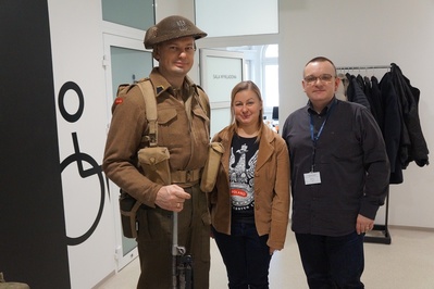 Uczestnicy konferencji naukowej „Polskie Siły Zbrojne na Zachodzie. Kolekcje – Pamięć – Projekty”.