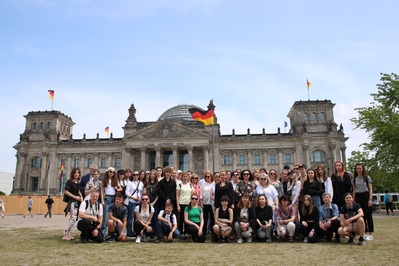 Wyjazd finalistów konkursu „W kręgu pamięci i prozy lagrowej więźniarek KL Ravensbrück”. Fot. Urszula Gierasimiuk/IPN