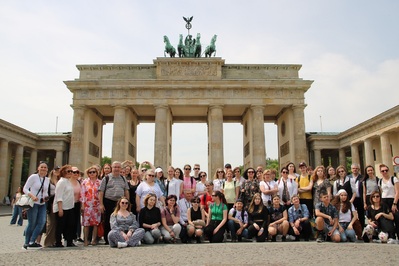 Wyjazd finalistów konkursu „W kręgu pamięci i prozy lagrowej więźniarek KL Ravensbrück”. Fot. Urszula Gierasimiuk/IPN