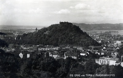 Panorama Grazu, 1941 r. (wydawnictwo L. Strohschneider z Grazu; IPN Ka 08/3324)